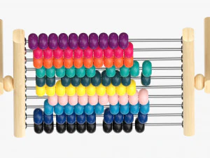 Abacus Counting Frame 3D Model