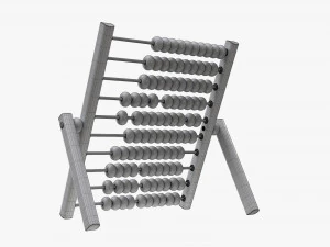 Abacus Counting Frame 3D Model