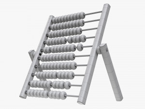 Abacus Counting Frame 3D 模型