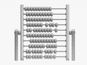 Abacus Counting Frame 3D Model