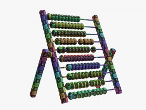 Abacus Counting Frame 3D 模型