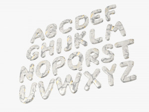 Alphabet Letters 03 3D 模型