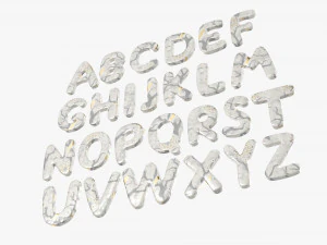 Alphabet Letters 03 3D Model