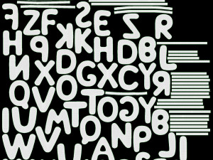 Alphabet Letters 04 3D 模型