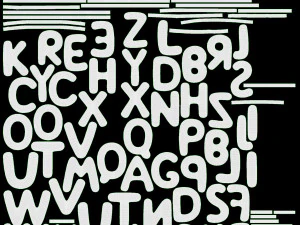 Alphabet Letters Decorated 02 3D Model