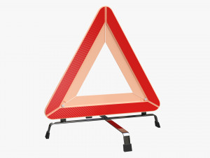 Car Emergency Sign Modelo 3D
