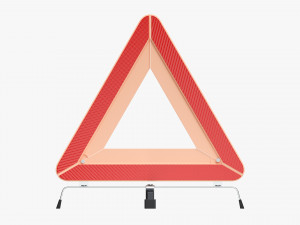 Car Emergency Sign Modelo 3D