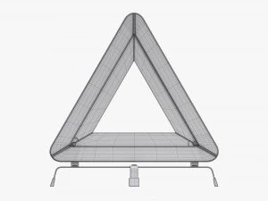 Car Emergency Sign 3D Model