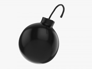Cartoon Style Bomb Model 3D