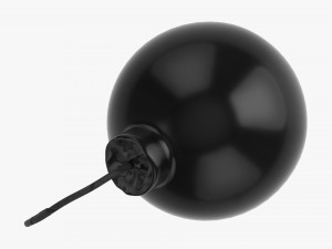 Cartoon Style Bomb Model 3D