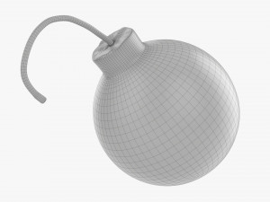 Cartoon Style Bomb Model 3D