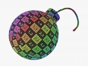 Cartoon Style Bomb Model 3D