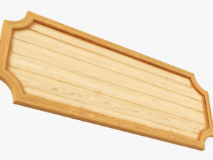 Decorative Wooden Plate 3D 모델