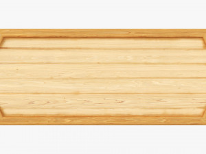 Decorative Wooden Plate 3D 모델