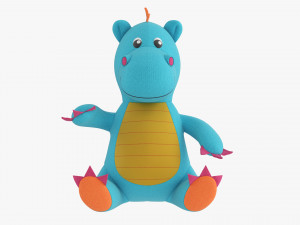 Dragon Soft Toy 3D Model
