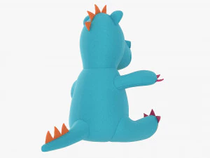 Dragon Soft Toy 3D Model