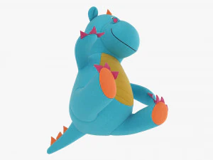 Dragon Soft Toy 3D Model