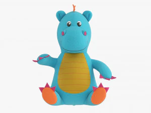 Dragon Soft Toy 3D Model