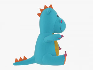 Dragon Soft Toy 3D Model