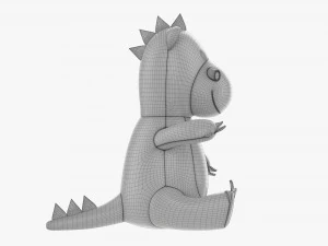 Dragon Soft Toy 3D Model