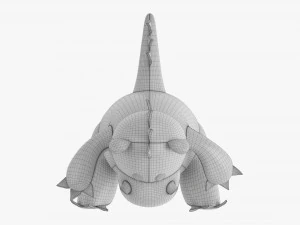 Dragon Soft Toy 3D Model