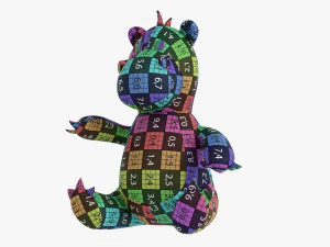 Dragon Soft Toy 3D Model