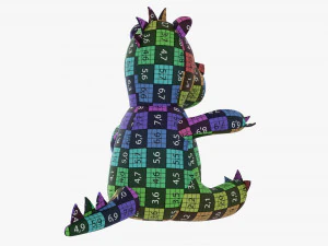 Dragon Soft Toy 3D Model