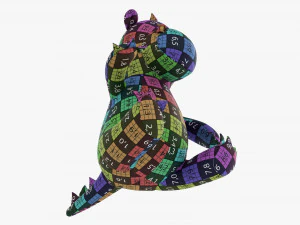 Dragon Soft Toy 3D Model