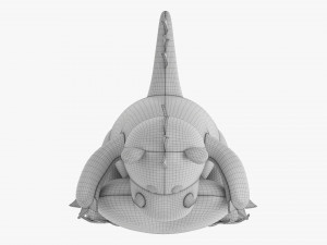 Dragon With Heart Soft Toy 3D 模型