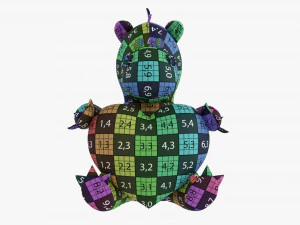 Dragon With Heart Soft Toy 3D Model