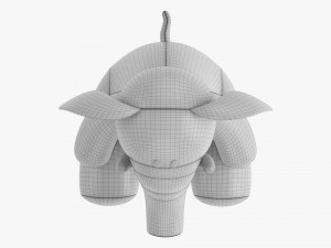 Elephant Soft Toy V1 3D 模型