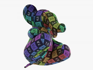 Elephant Soft Toy V2 3D Model