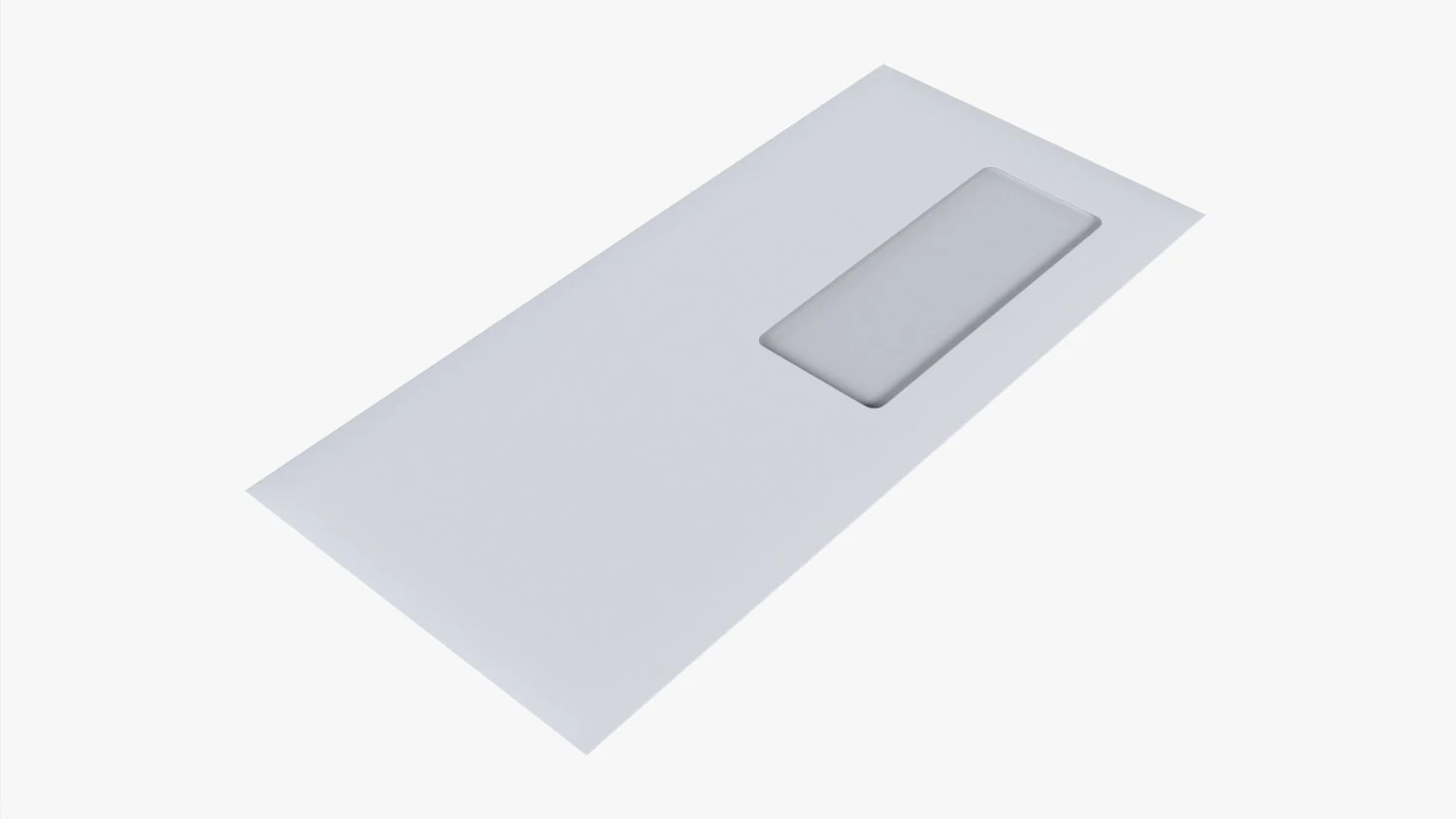 封筒モックアップ 04 3Dモデル .c4d .max .obj .3ds .fbx .stl .blend 