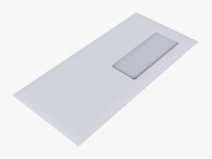 Envelope Mockup 04 Modelo 3D