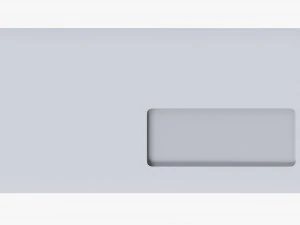 封筒モックアップ 04 3Dモデル