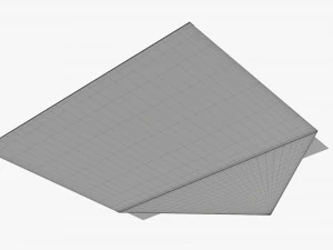 Envelope Mockup 05 Open Pink 3D Model