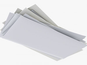 Envelope Stack Model 3D