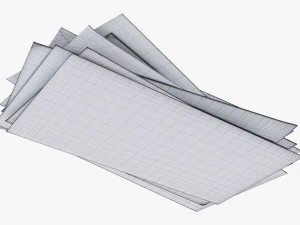 Stos kopert Model 3D