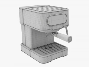 Espresso Coffee Machine 3D Model