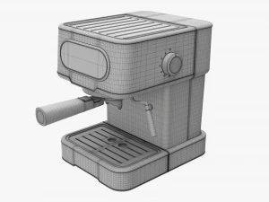 Espresso Coffee Machine 3D Model