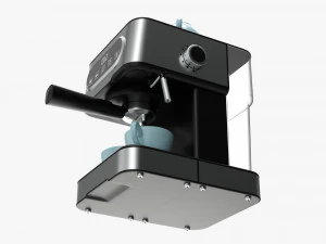 Espresso Coffee Machine With Mug 3D Model