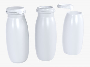 Fermented Milk Drink Bottle 3D 모델