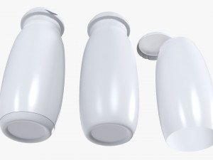 Fermented Milk Drink Bottle 3D 모델
