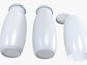 Fermented Milk Drink Bottle 3D Model