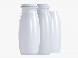 Fermented Milk Drink Bottle 3D 모델