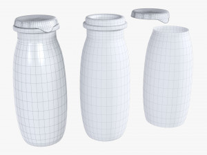Fermented Milk Drink Bottle 3D 모델