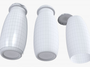 Fermented Milk Drink Bottle 3D 모델