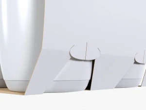 Пляшки для кисломолочних напоїв по 4 шт 3D Модель