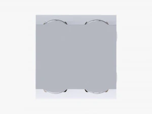 Пляшки для кисломолочних напоїв по 4 шт 3D Модель