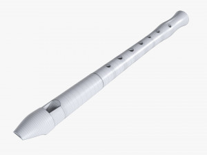 Flute Soprano 3D-Modell